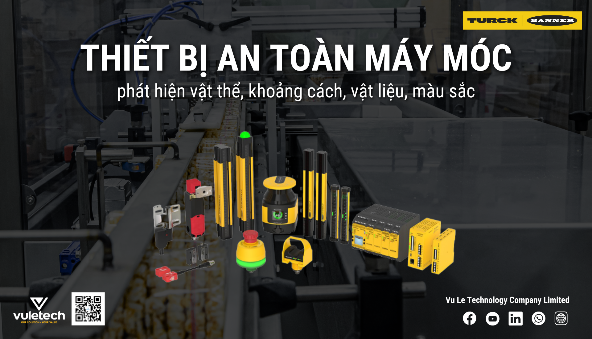 Thiết bị an toàn máy Turck Banner