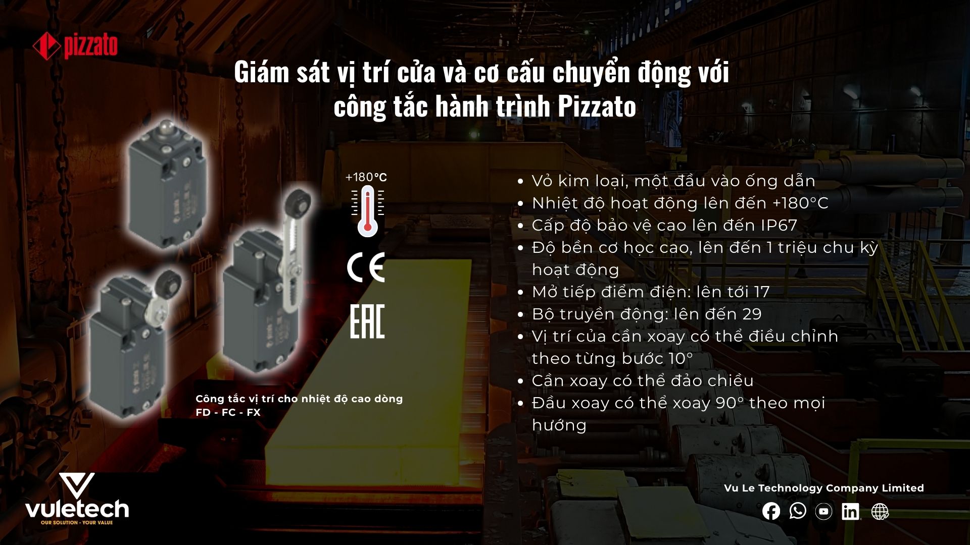 công tắc hành trình Pizzato