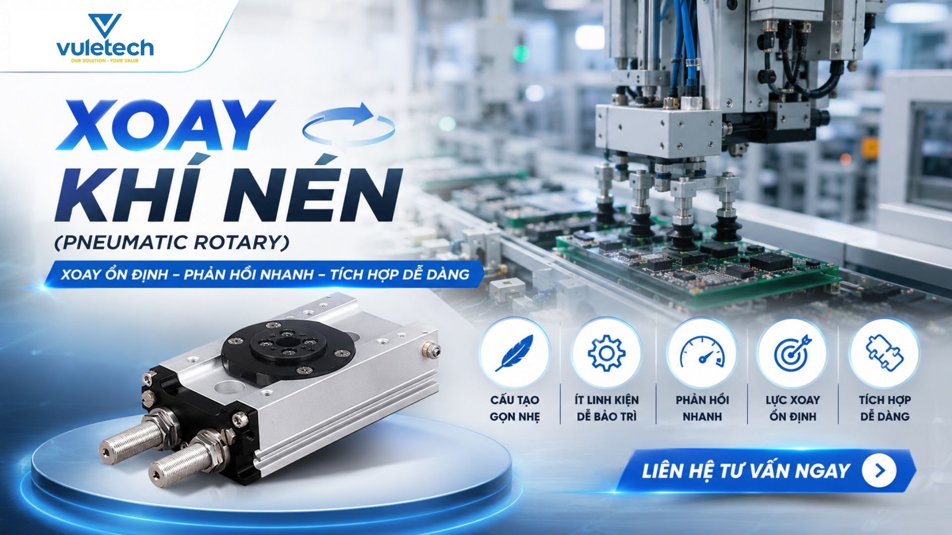 xoay khí nén protec Việt nam
