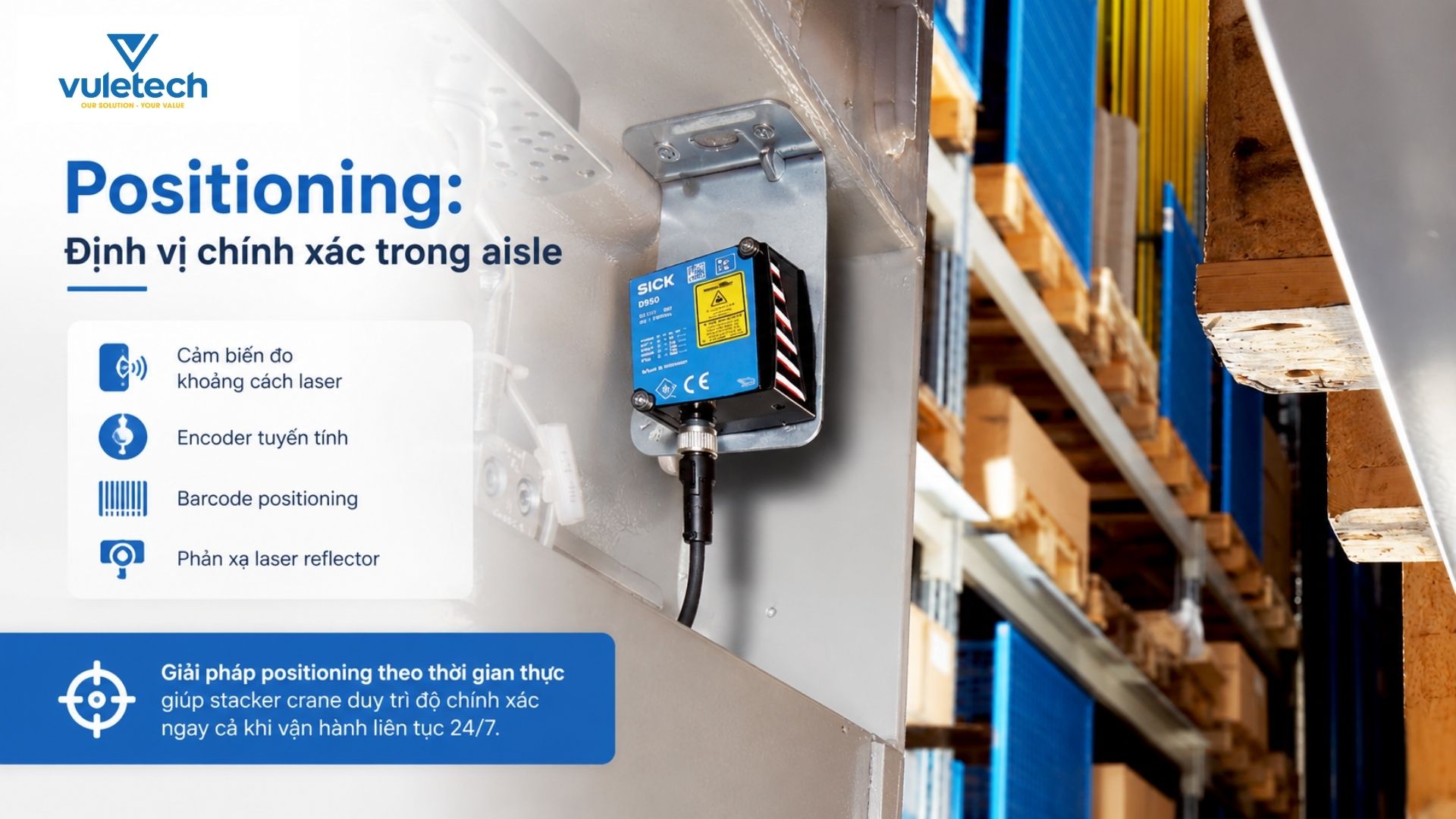 Positioning: Định vị chính xác trong aisle