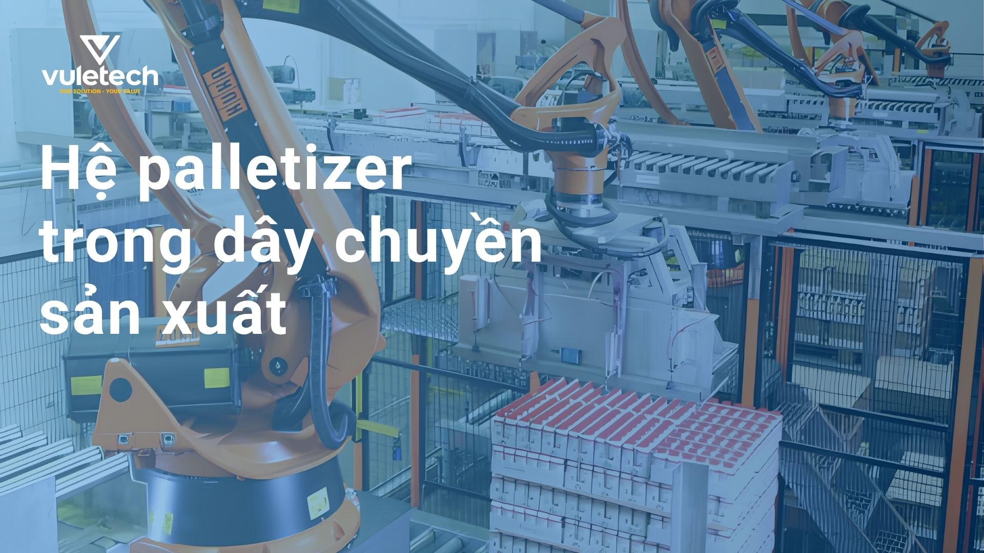 Hệ palletizer và băng tải nặng trông như thế nào? 