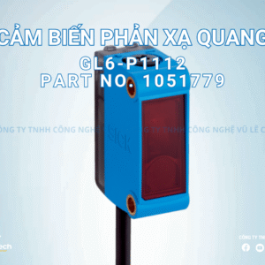 Cảm biến phản xạ quang GL6-P1112 Part no. 1051779