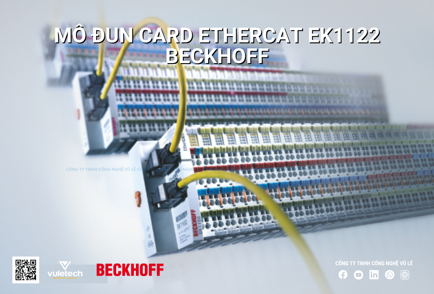 Mô đun card etherCAT EK1122 Beckhoff