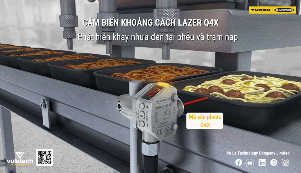 Cảm biến khoảng cách lazer Q4X