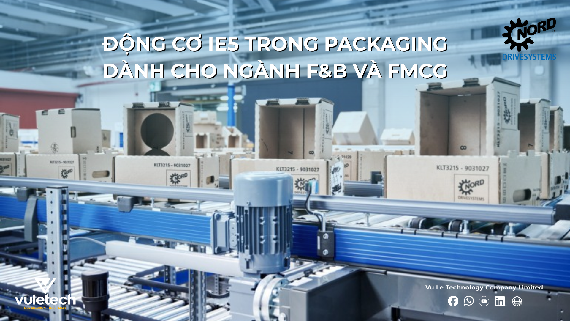 Động cơ IE5 trong packaging dành cho ngành F&B và FMCG