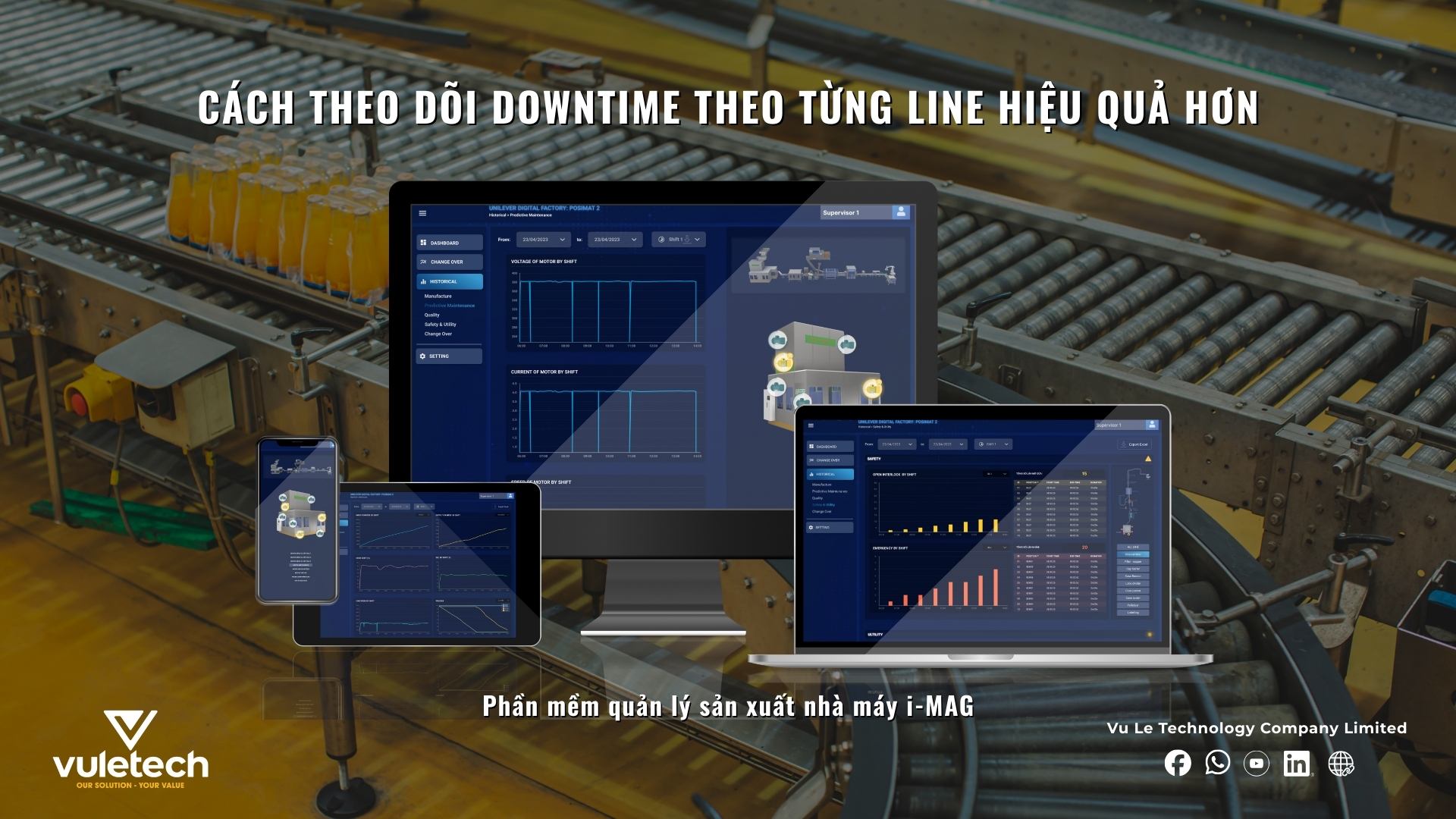 Cách theo dõi downtime theo từng line hiệu quả hơn