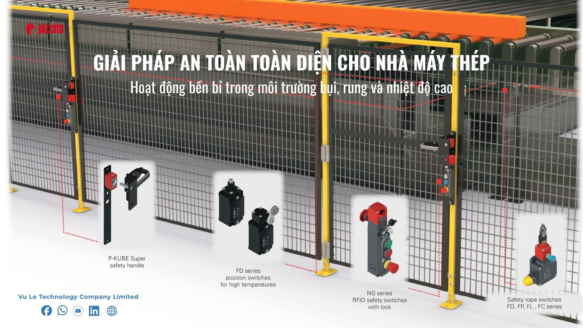 Giải pháp an toàn toàn diện cho nhà máy thép