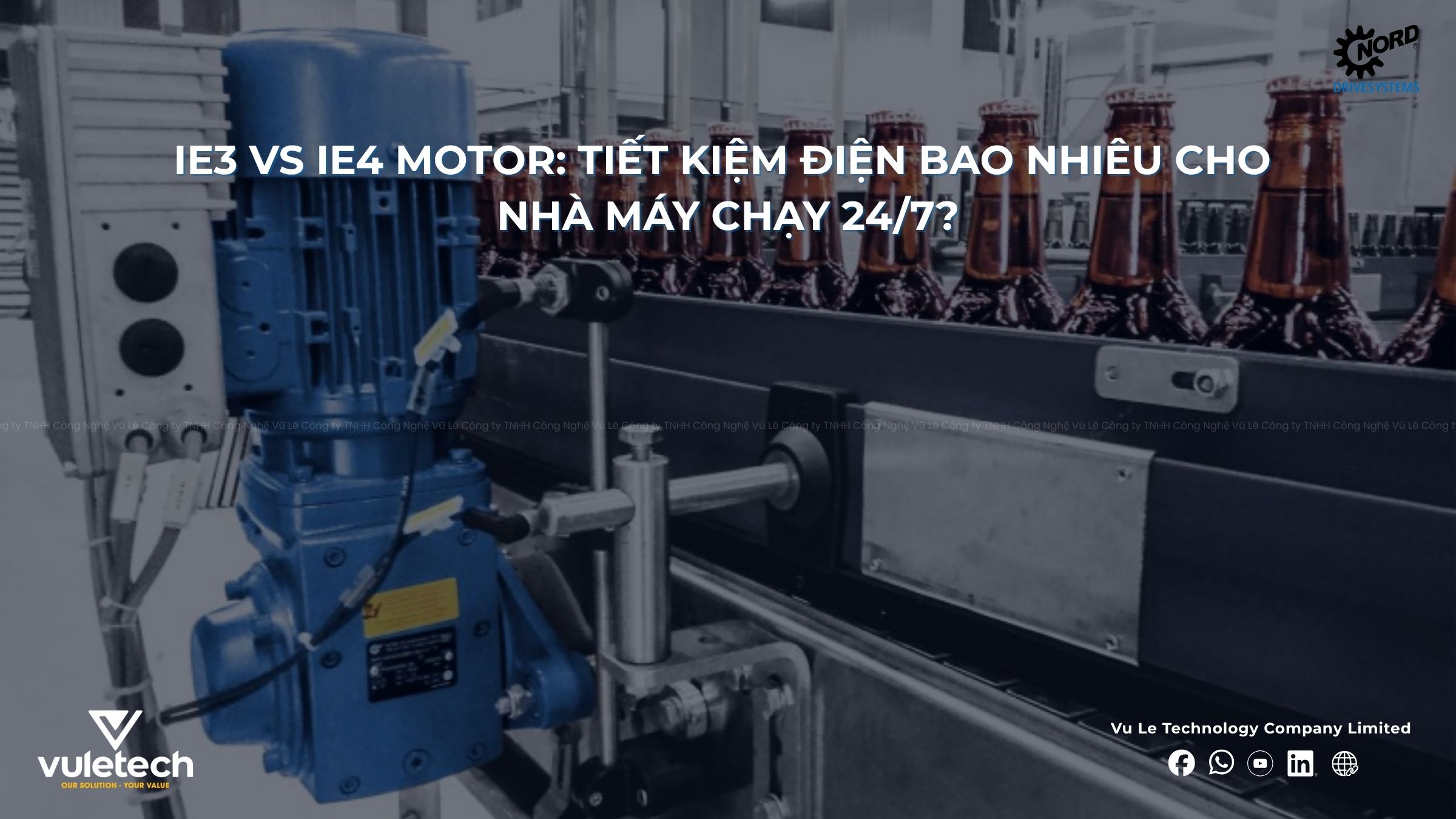 IE3 vs IE4 Motor: Tiết kiệm điện bao nhiêu cho nhà máy chạy 24/7?