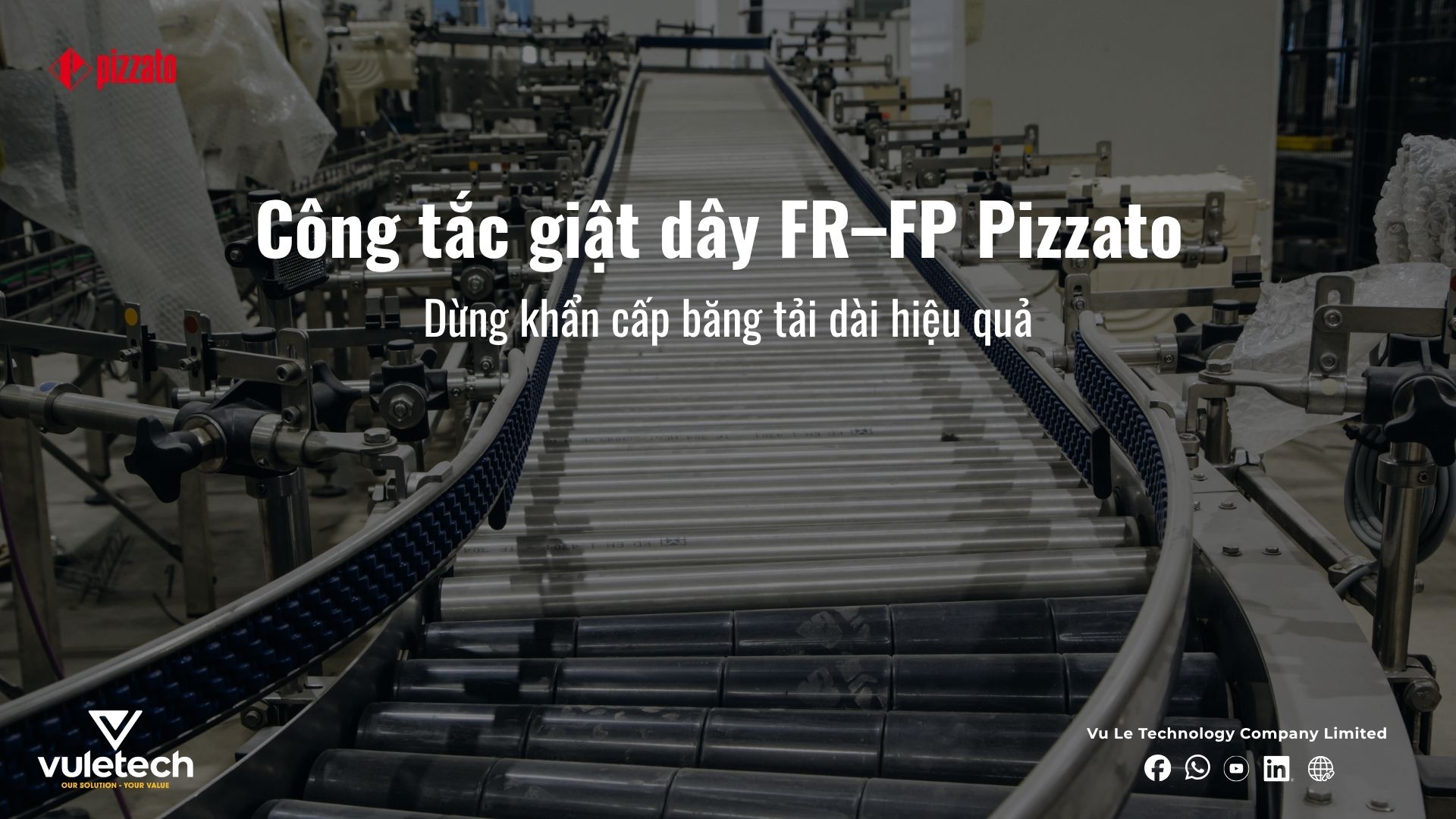 Dừng khẩn cấp băng tải dài hiệu quả