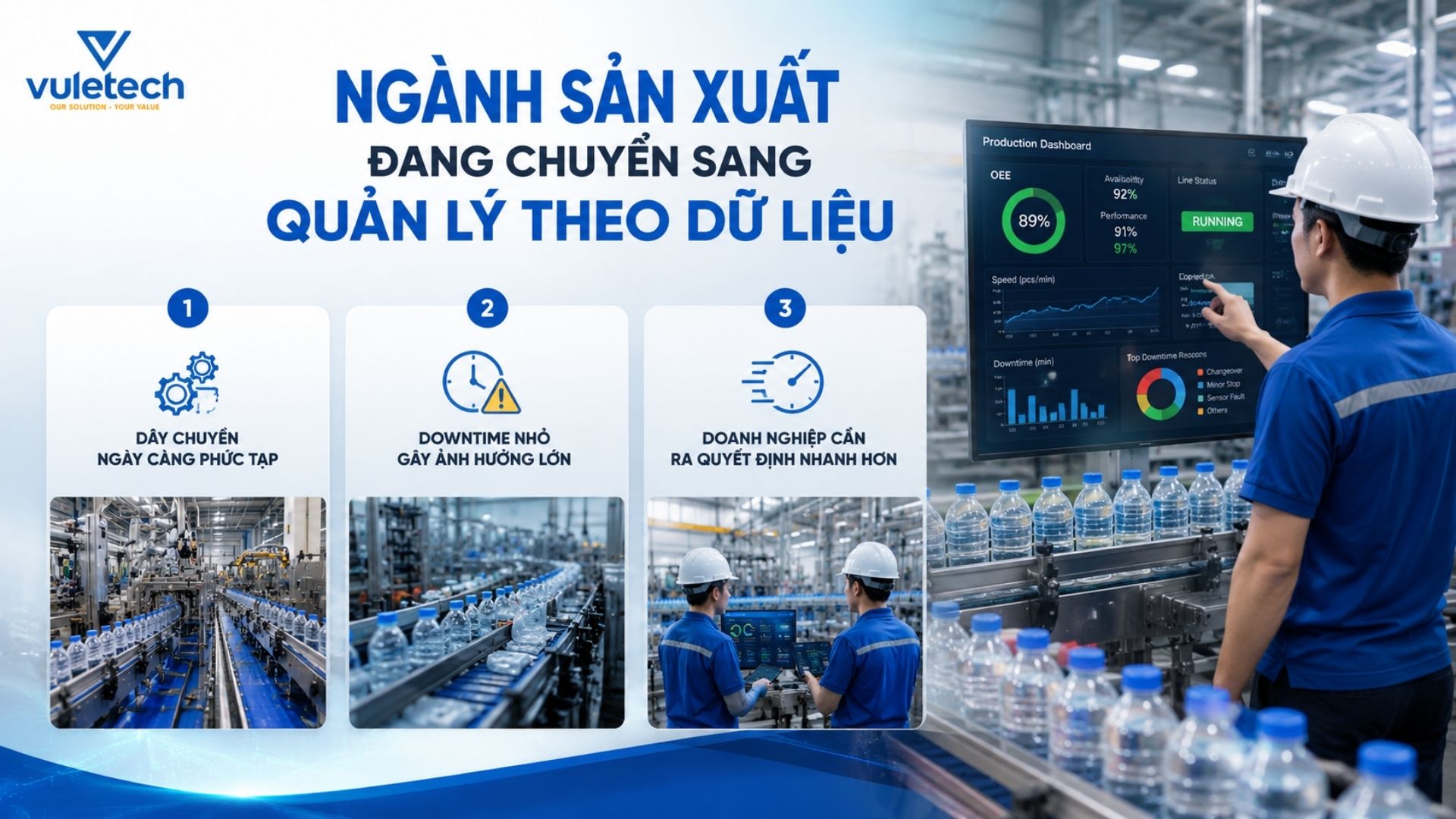 Vì sao ngành sản xuất đang chuyển sang quản lý theo dữ liệu?