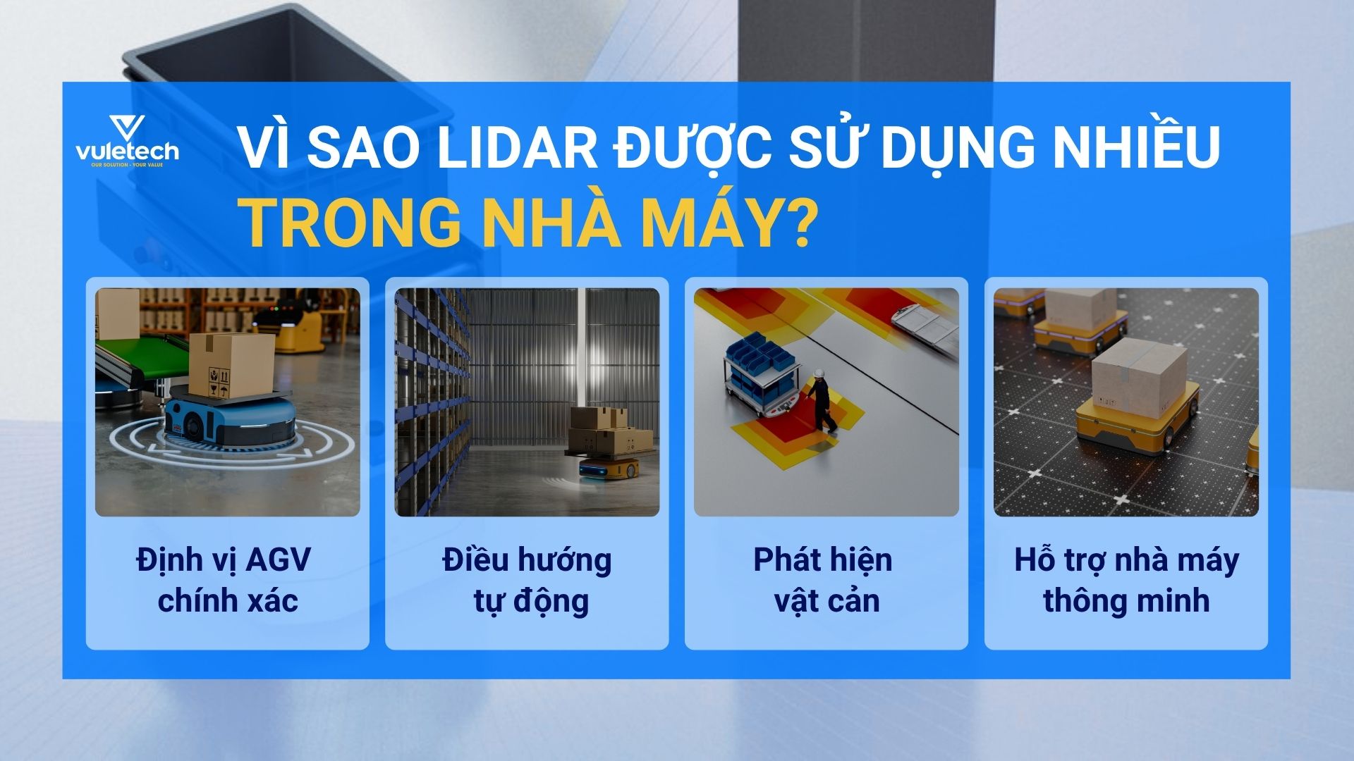Vì sao LiDAR được sử dụng nhiều 