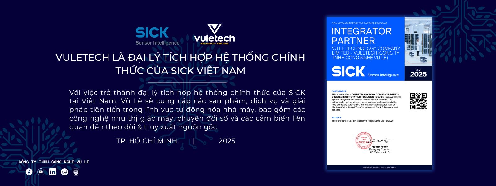 VULETECH CUNG CẤP GIẢI PHÁP SICK VIỆT NAM