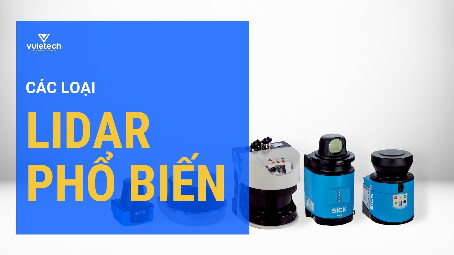 các loại LiDAR phổ biến