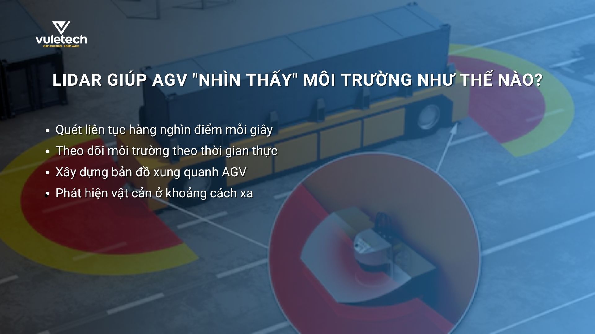 LiDAR giúp AGV "nhìn thấy" môi trường như thế nào?
