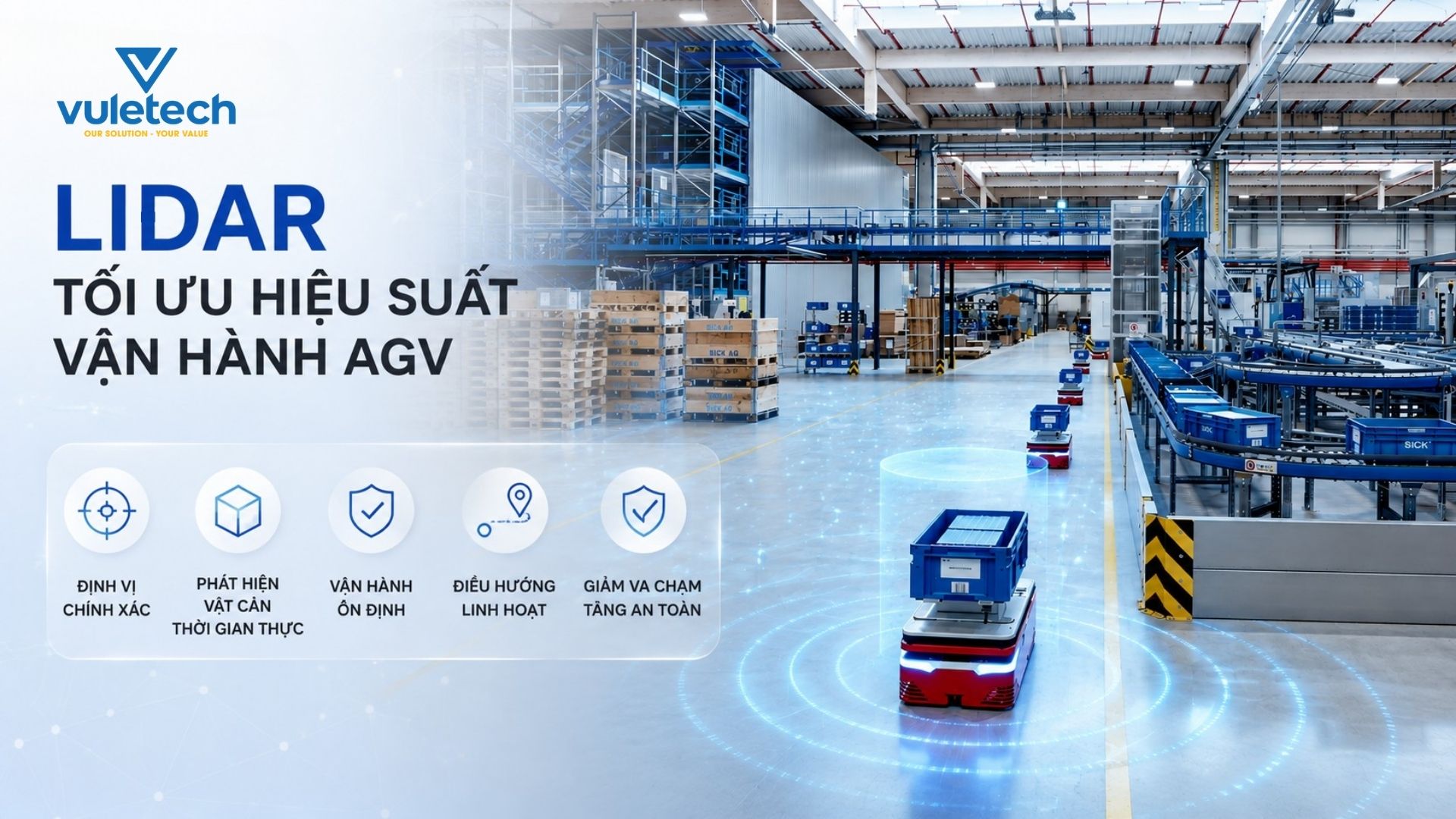 Vì sao LiDAR ngày càng được sử dụng nhiều trong AGV? 