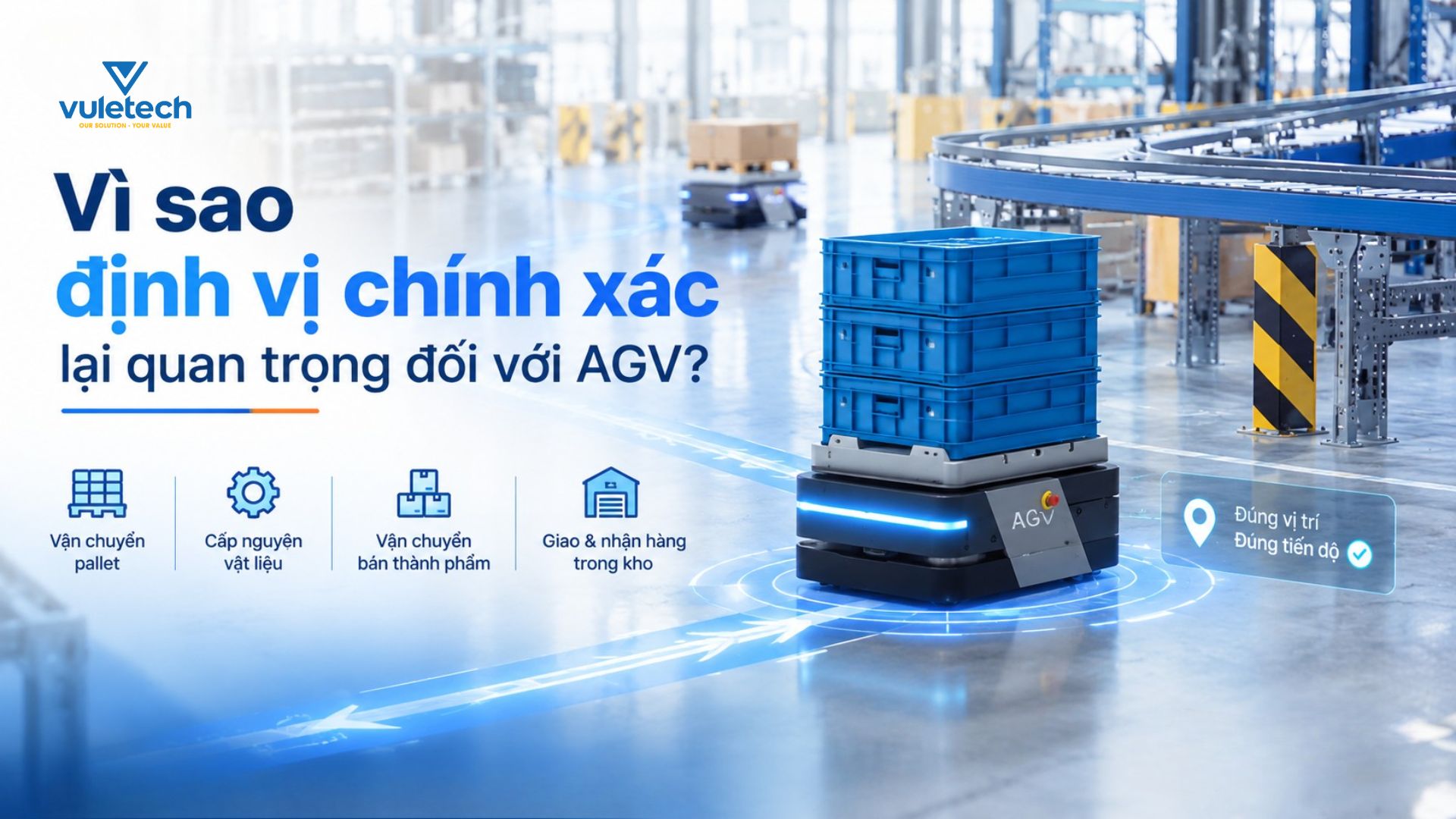 Vì sao định vị chính xác lại quan trọng đối với AGV? Vì sao định vị chính xác lại quan trọng đối với AGV?